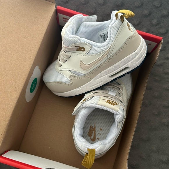 Nike Air Max 1 EasyOn Baby/Toddler Shoes 7C - Picture 7 of 7